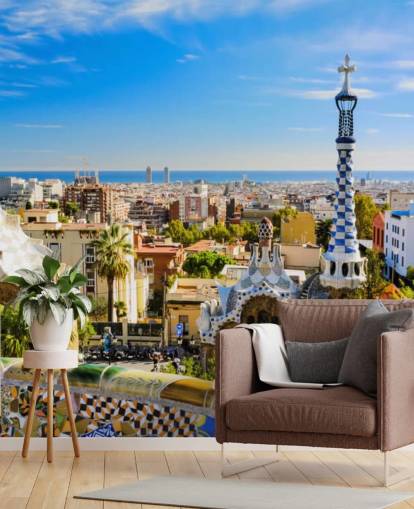 Park Guell, Barcelona wall mural