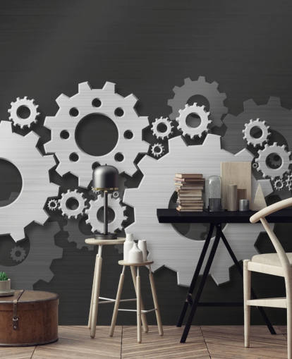 Turning Metal Gears Wallpaper