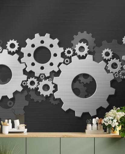 Turning Metal Gears Wallpaper