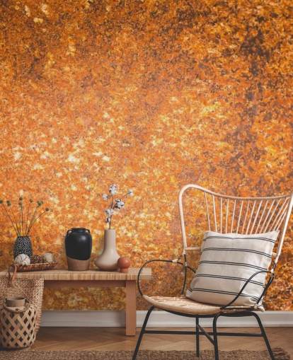 copper surface texture wallpaper mural called Rust Surface for living rooms and kitchens