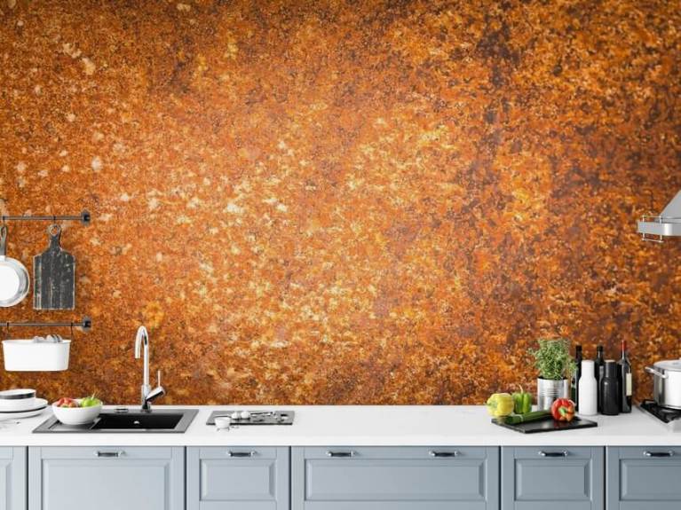 Metal & Rust Effect Wallpaper | Wallsauce UK