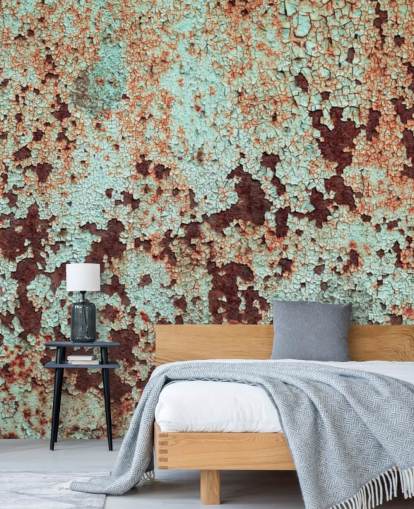 Corroded Copper Metal Wallpaper
