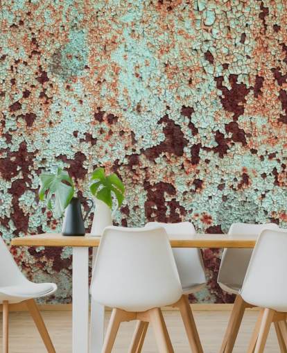 Corroded Copper Metal Wallpaper
