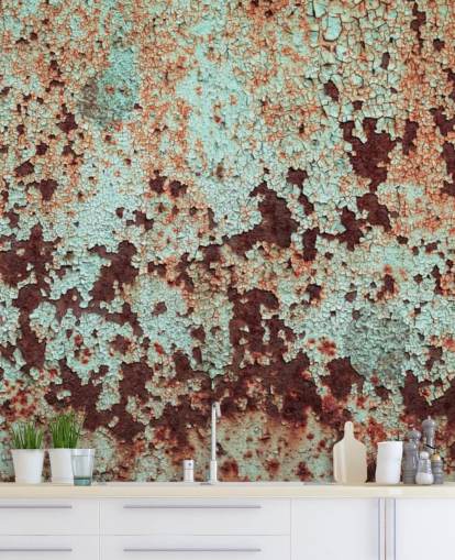 Corroded Copper Metal Wallpaper Corroded Copper Metal Wallpaper