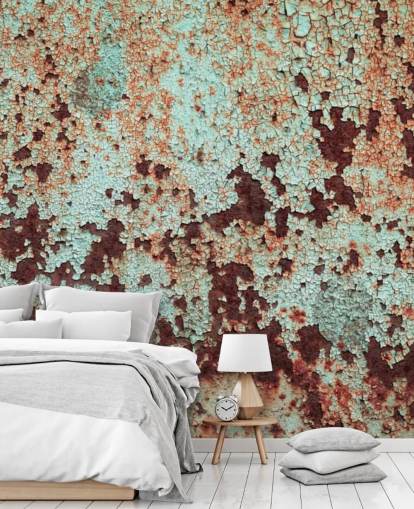 Corroded Copper Metal Wallpaper