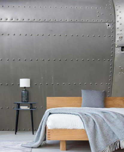 Studded Metal Side of Vehicle Wall Mural Studded Metal Side of Vehicle Wall Mural