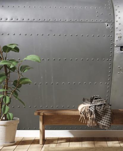 Mural de pared lateral de vehículo con tachuelas metálicas Mural de pared lateral de vehículo con tachuelas metálicas