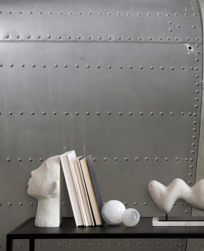 Studded Metal Side of Vehicle Wall Mural