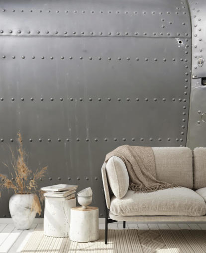 Studded Metal Side of Vehicle Wall Mural Studded Metal Side of Vehicle Wall Mural