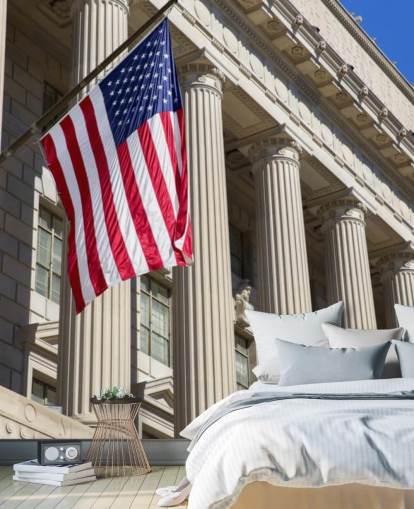 Department of Commerce in Washington D,C Wall Mural Wallpaper