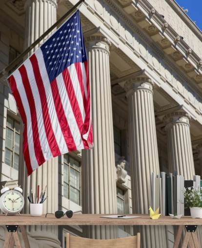 Department of Commerce in Washington D,C Wall Mural Wallpaper
