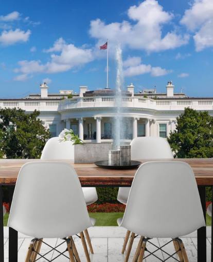the white house with fountain outside wallpaper the white house with fountain outside wallpaper