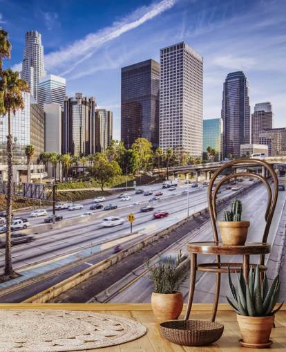 LA Road Hintergrundbild