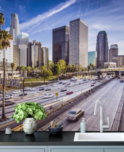 Papel pintado de LA Road