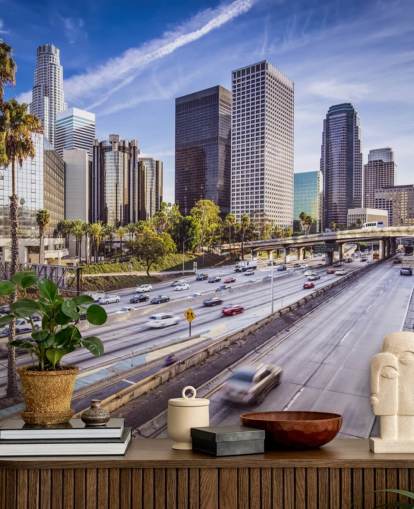 Papel pintado de LA Road