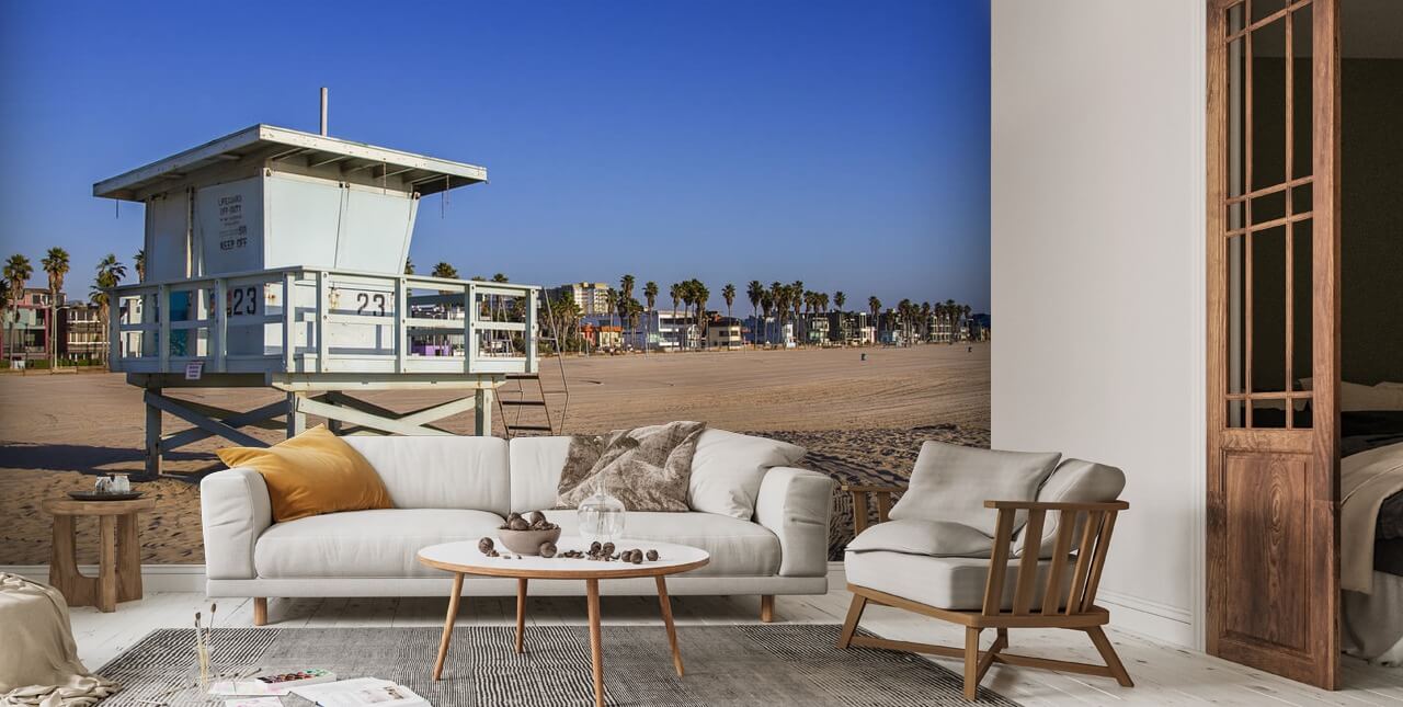 Lifeguard Station Wallpaper | Wallsauce EU