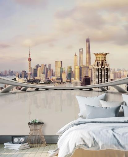 Stadsbild Cityscape Wallpaper 