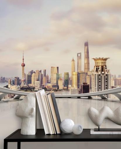 Stadsbild Cityscape Wallpaper 