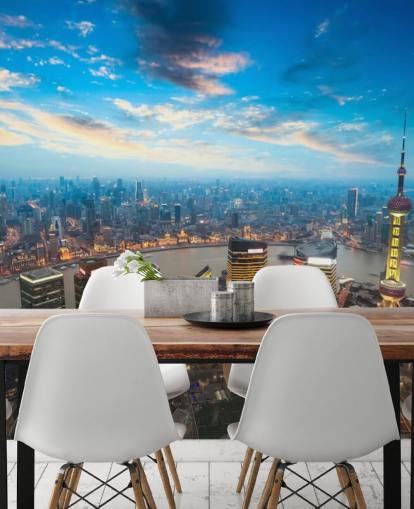 Shanghai i Dusk Shanghai at Dusk Wallpaper Shanghai i Dusk Shanghai at Dusk Wallpaper