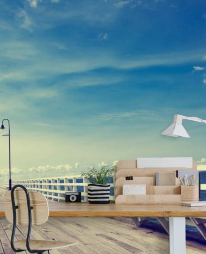 Fondo de pantalla Long Pier Beach