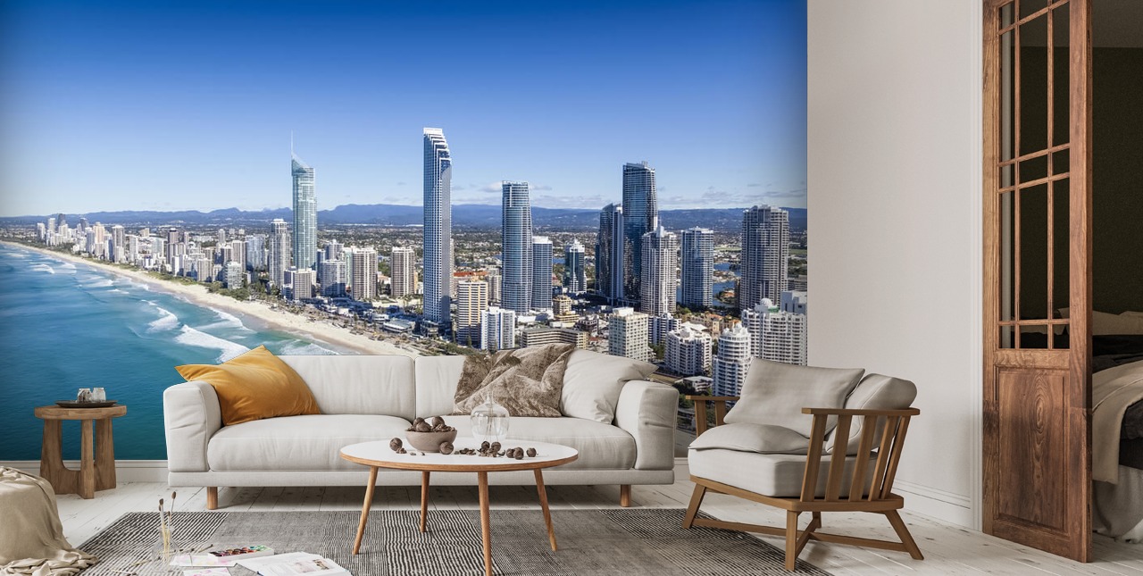 Gold Coast Wallpaper Wallsauce UK