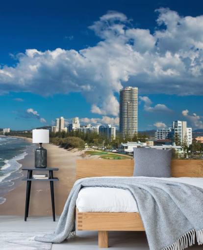Burleigh heads beach, Gold Coast, Australien tapet