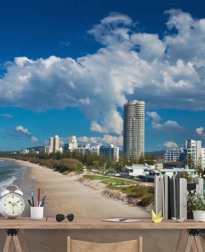 Burleigh huvuden beach, Guldkusten, Australien tapeter Burleigh huvuden beach, Guldkusten, Australien tapeter