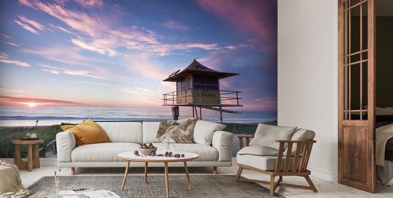 Gold Coast Lifeguard Hut Wallpaper | Wallsauce US