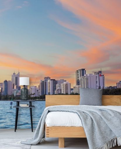 Perth Skyline at Sunset