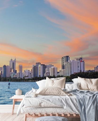 Perth Skyline at Sunset Perth Skyline at Sunset