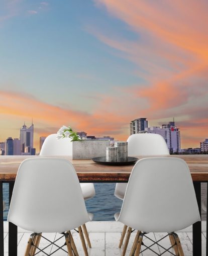 Perth Skyline at Sunset Perth Skyline at Sunset