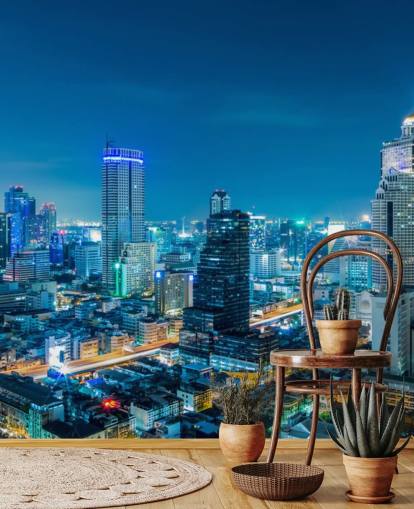 blå utsikt över Bangkok tapeter blå utsikt över Bangkok tapeter