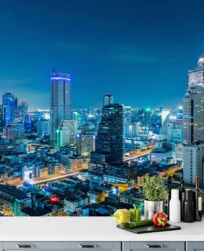 blue view of bangkok wallpaper blue view of bangkok wallpaper