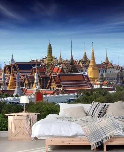 udsigt over bangkok palads tapet