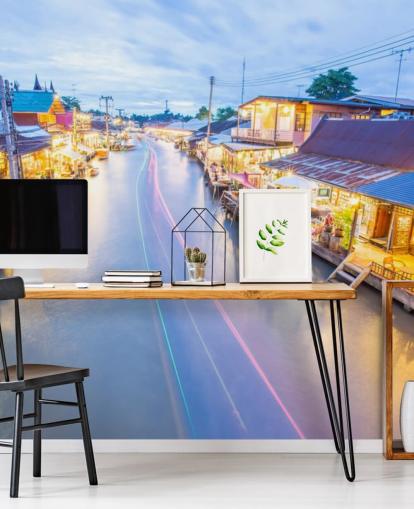 Bangkokin kelluva markkinat Bangkok Floating Markets Wallpaper 