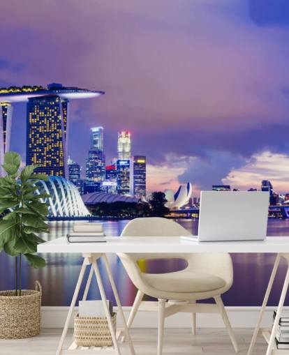 sininen sävytetty singapore illalla tapetti sininen sävytetty singapore illalla tapetti