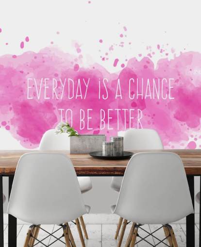 Jeder Tag ist eine Chance Wandbild