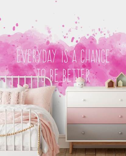 Peinture murale Chaque jour est une chance