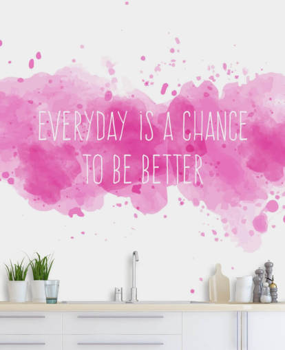 Jeder Tag ist eine Chance Wandbild Jeder Tag ist eine Chance Wandbild