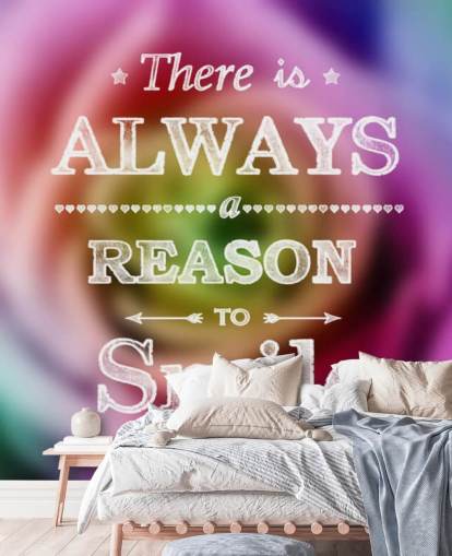 Papel Pintado Mensaje Sonrisa