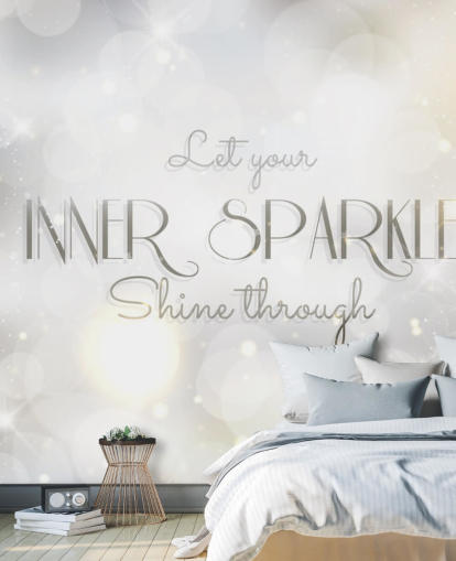 Inner Sparkle Quote Mural Inner Sparkle Quote Mural