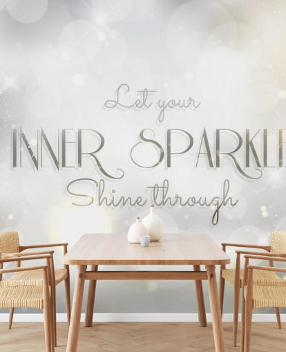 Inner Sparkle Quote Mural Inner Sparkle Quote Mural