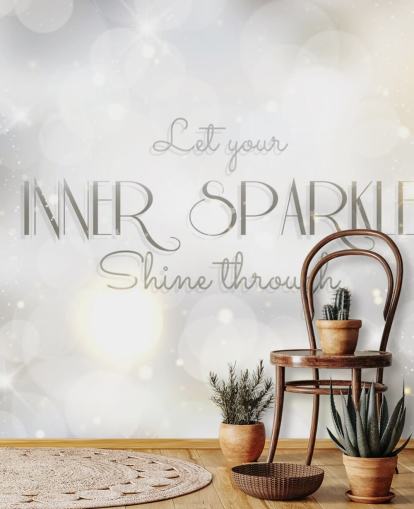 Inner Sparkle Quote Mural Inner Sparkle Quote Mural