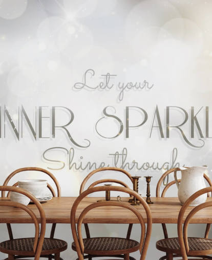 Inner Sparkle Quote Mural