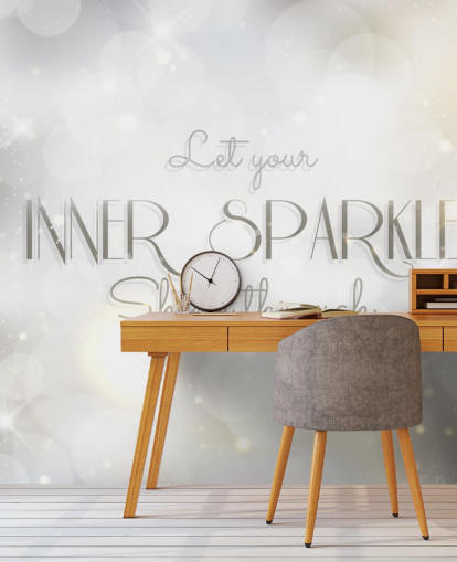 Inner Sparkle Quote Mural