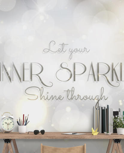 Inner Sparkle Quote Mural