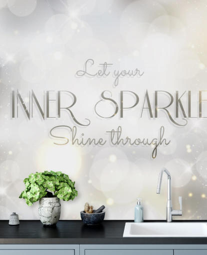 Inner Sparkle Quote Mural