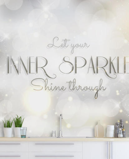 Decorazione murale con citazione Inner Sparkle Decorazione murale con citazione Inner Sparkle