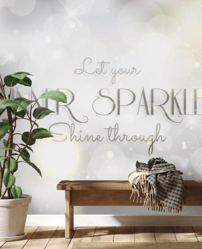 Inner Sparkle Quote Mural Inner Sparkle Quote Mural