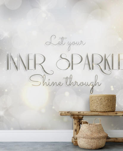 Inner Sparkle Quote Mural